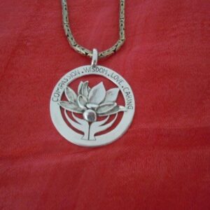 STERLING SILVER LOTUS NECKLACE